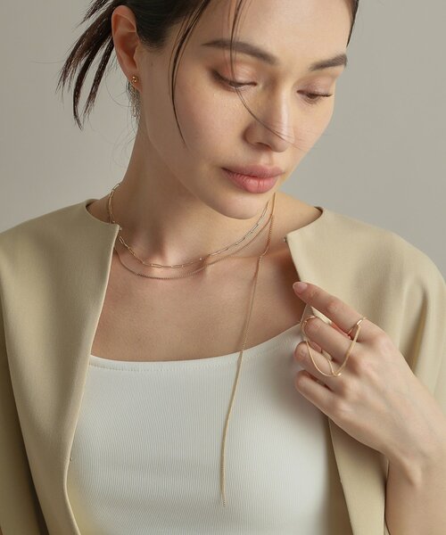 COCOSHNIK（ココシュニック） ネックレス K10キヘイハンギングチェーン