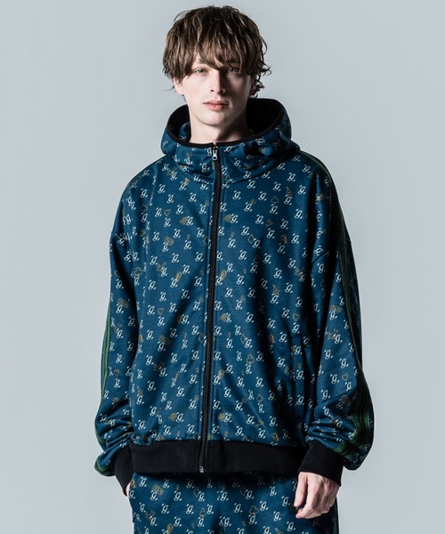 glamb パーカー Casino Monogram Hoodie / カジノモノグラム