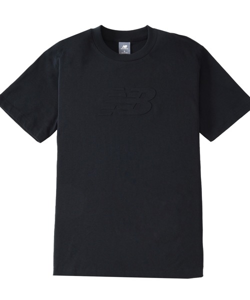 スポーツ Tシャツ ショートスリーブ 黒 ALIGNED New Balance tシャツ Athletics ショートスリーブTシャツ メンズ