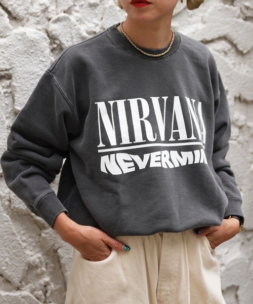 GOOD ROCK SPEED　NIRVANA ニルヴァーナ　スウェット GOOD ROCK SPEED NIRVANA SWEAT(M BLACK): トップス｜URBAN
