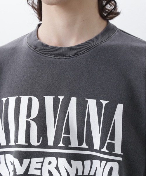 GOOD ROCK SPEED　NIRVANA ニルヴァーナ　スウェット GOOD ROCK SPEED NIRVANA SWEAT(M BLACK): トップス｜URBAN