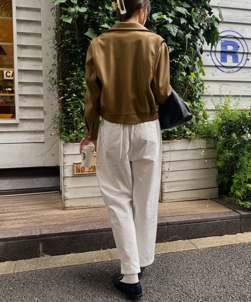 チノパン ハイウエストチノパンツ レディース : ZOZOTOWN Yahoo