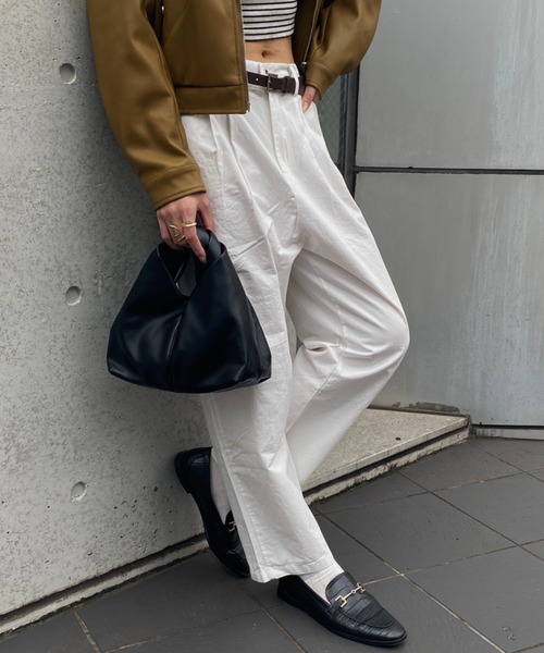 チノパン ハイウエストチノパンツ レディース : ZOZOTOWN Yahoo