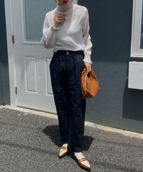 チノパン ハイウエストチノパンツ レディース : ZOZOTOWN Yahoo