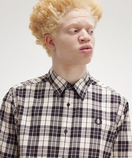 FRED PERRY（フレッドペリー） シャツ Tartan Twill Shirt メンズ