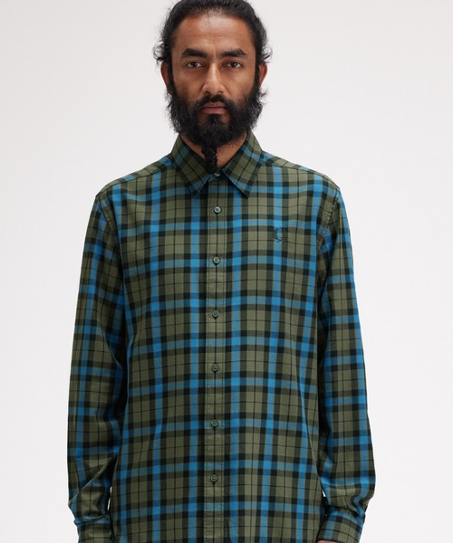 FRED PERRY（フレッドペリー） シャツ Tartan Twill Shirt メンズ