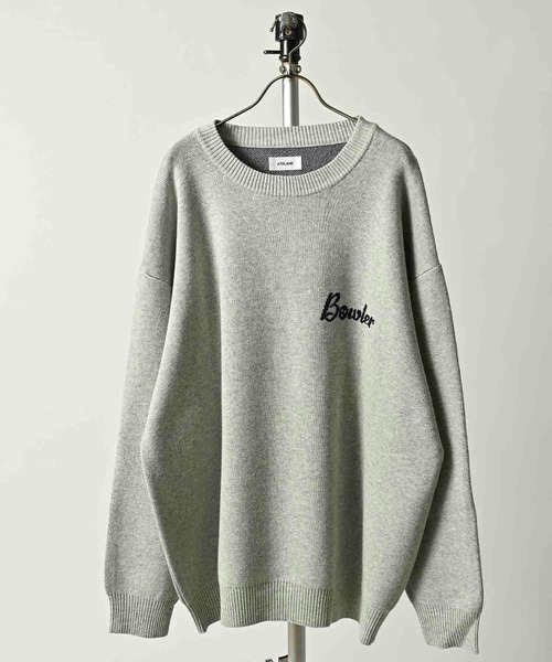【関税込み】ATLEIN ベージュ アセテート トラウザーズ ATELANE セーター ニット ATELANE/Ac/C WJQDプルオーバー