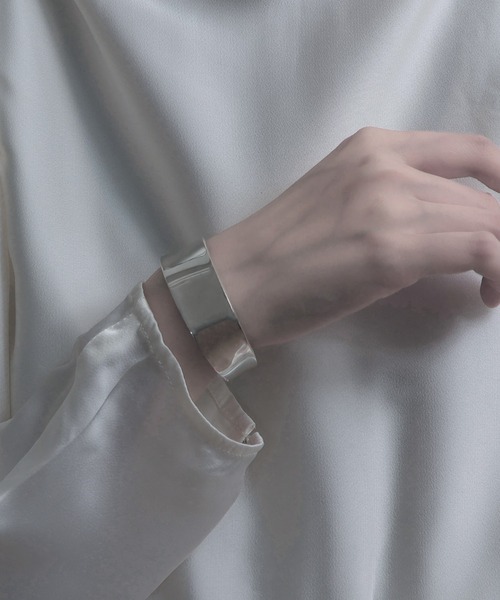 YArKA バングル 「YArKA/ヤーカ」flat design curve bangle 「kibuo3