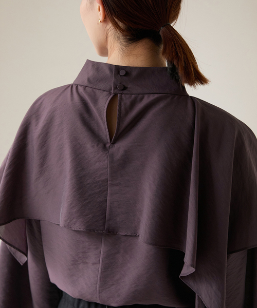 VERMEIL par iena ブラウス シャツ ショールブラウス レディース  