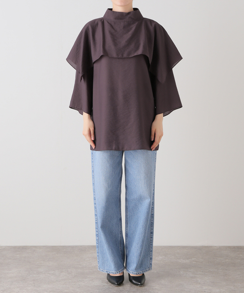 VERMEIL par iena ブラウス シャツ ショールブラウス レディース  