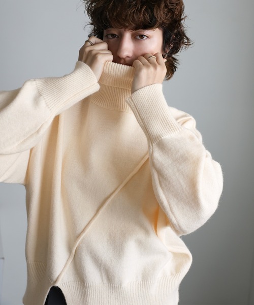 select MOCA（セレクトモカ） ニット セーター スラッシュリンキング