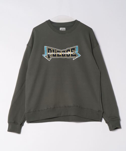最終お値下げ トレーナー ROUGH TRADE トレーナー スウェット 裏毛ロゴ刺繍トレーナー(M1
