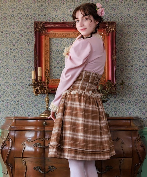 Lolime by mellfy memory tシャツ Mary rose ハイネックカットソー