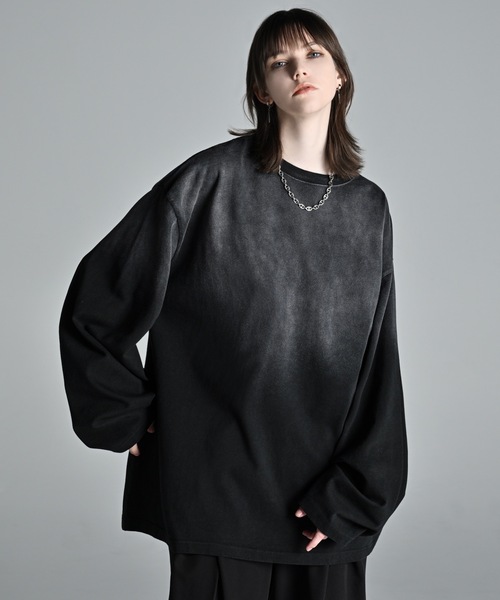 tシャツ extra quality wide sleeve (over size) long-T / エクストラクオリティワイドスリーブ(オーバーサ | ADRER