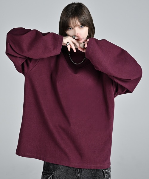 tシャツ extra quality wide sleeve (over size) long-T / エクストラクオリティワイドスリーブ(オーバーサ | ADRER | 16