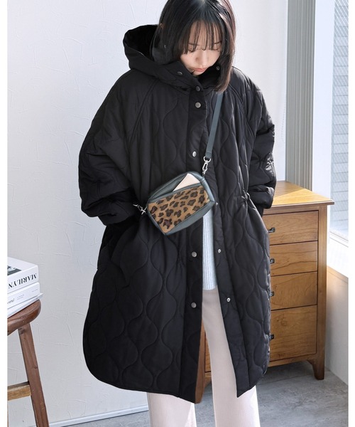 reca（レカ） コート アウター キルトフード付コート レディース