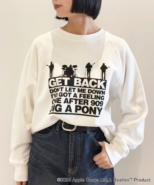 The Beatles トレーナー スウェット スウェット（GET BACK） メンズ