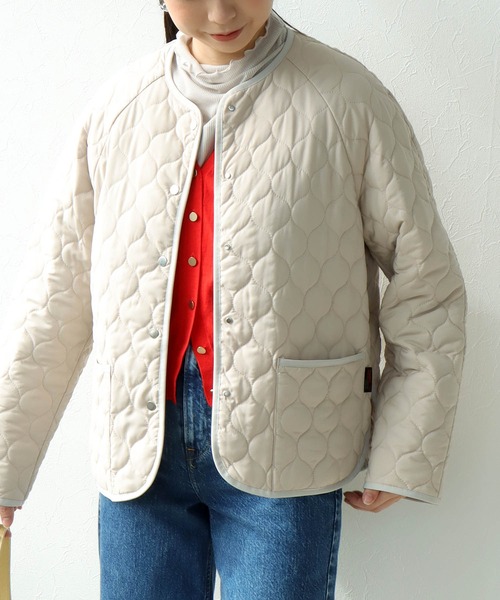 Jines（ジネス） ジャケット ノーカラージャケット パイピング