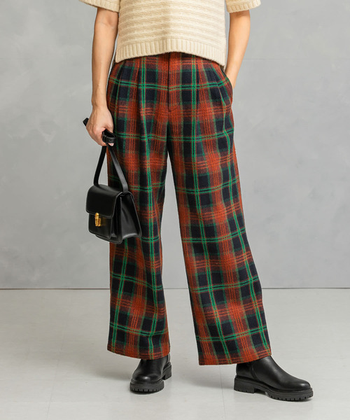 パンツ ツイードストレートパンツ レディース : ZOZOTOWN Yahoo!店