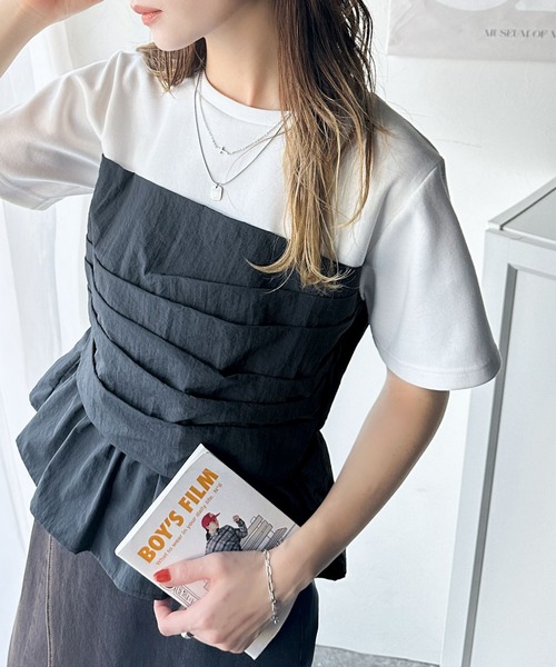 classicalelf tシャツ 簡単おしゃれが叶う。Tシャツ×ビスチェ