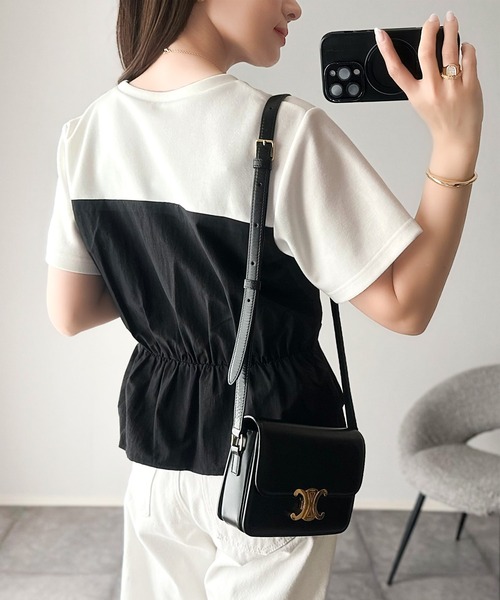tシャツ 簡単おしゃれが叶う。Tシャツ×ビスチェドッキング半袖トップス レディース | classicalelf | 12