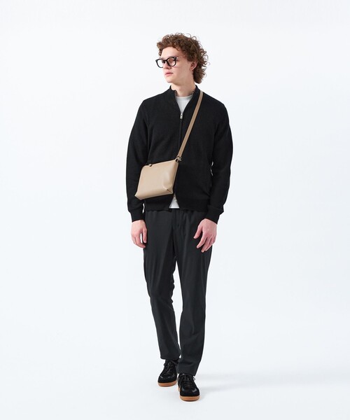 MACKINTOSH PHILOSOPHY カーディガン 片畦 スタンドジップアップ