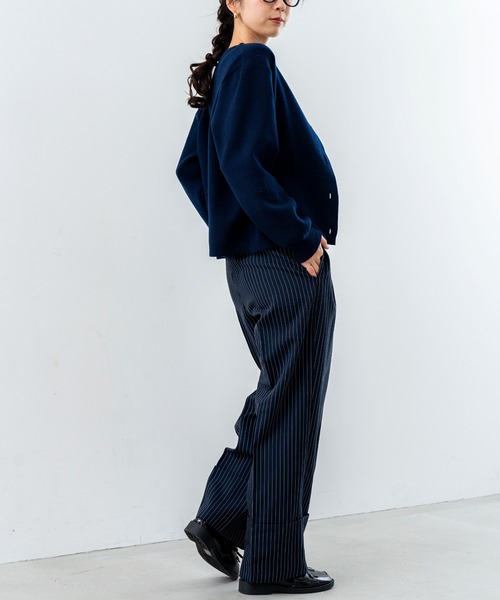 【美品】ANNA MOLINARI… ネイビー カーディガン ANNA LUNA（アンナルナ） カーディガン 「ANNA LUNA」軽い 着心地 の