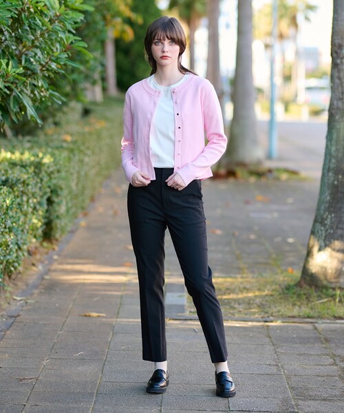 新品　ドレステリア　雑誌掲載　ウォッシャブルコットンカシミヤカーディガン ドレステリア☆雑誌掲載☆ウォッシャブルコットンカシミアカーディガン