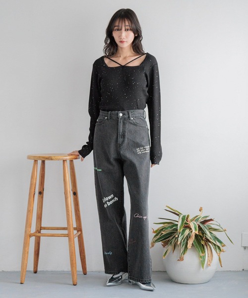 LOWRYS FARM（ローリーズファーム） ニット セーター メニウェイ