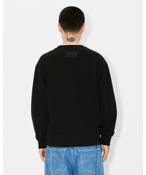 【Kenzo】Happy Tiger エンブロイダリー スウェット KENZO トレーナー スウェット 'KENZO Happy Tiger' エンブロイ