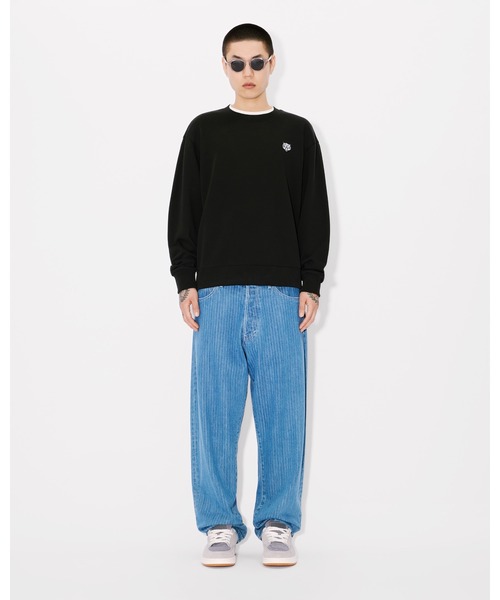 トレーナー スウェット 'KENZO Happy Tiger' エンブロイド コットン スウェット レディース KENZO Happy Tiger' エンブロイド コットン スウェット