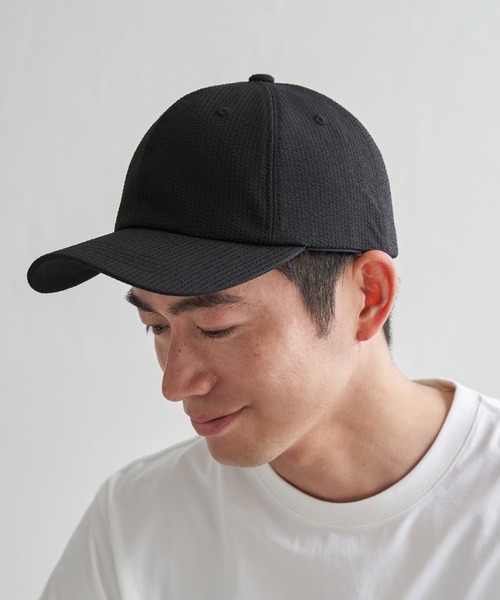 帽子 IkezawaPEAKY CAP - Black ikka（イッカ） キャップ 帽子 COOLMAX(R)サッカーキャップ メンズ