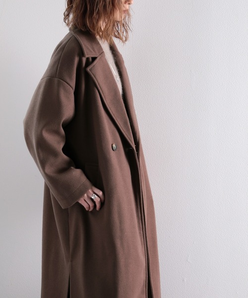 「classicalelf」 チェスターコート MEDIUM ブラウン レディース_画像3