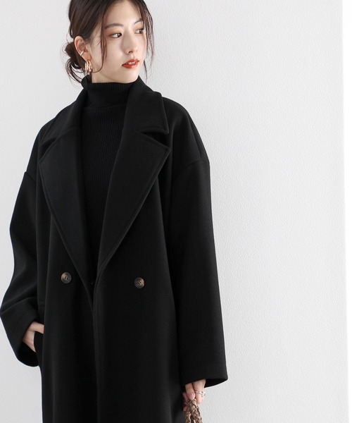 「classicalelf」 チェスターコート MEDIUM ブラウン レディース_画像4