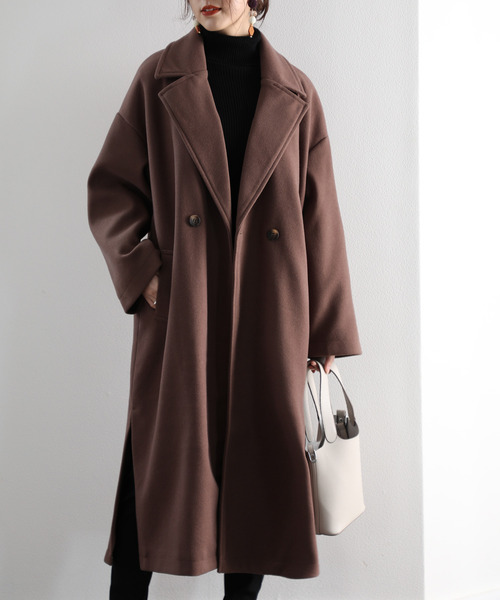 「classicalelf」 チェスターコート MEDIUM ブラウン レディース_画像9