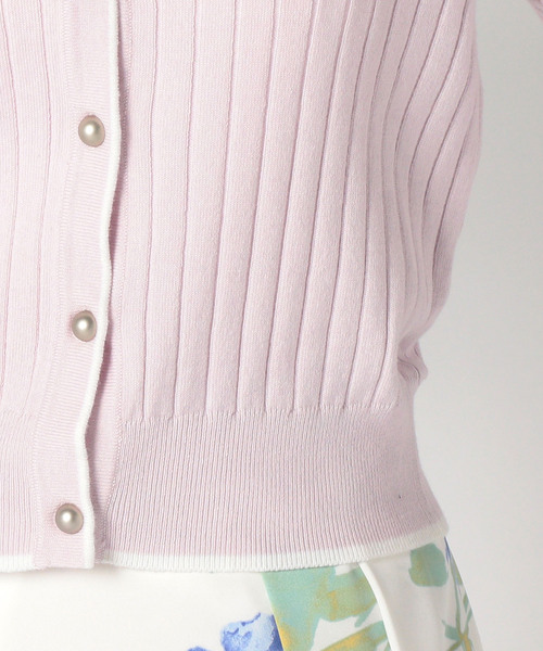 「MISCH MASCH」 カーディガン MEDIUM パープル レディース_画像2