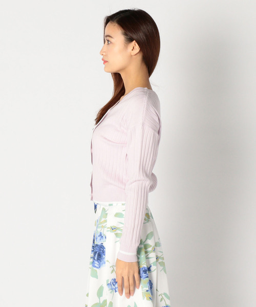 「MISCH MASCH」 カーディガン MEDIUM パープル レディース_画像3