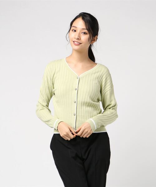 「MISCH MASCH」 カーディガン MEDIUM パープル レディース_画像5