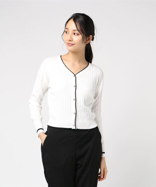 「MISCH MASCH」 カーディガン MEDIUM パープル レディース_画像6