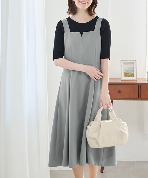 Honeys（ハニーズ） ジャンパースカート キーネックジャンスカ