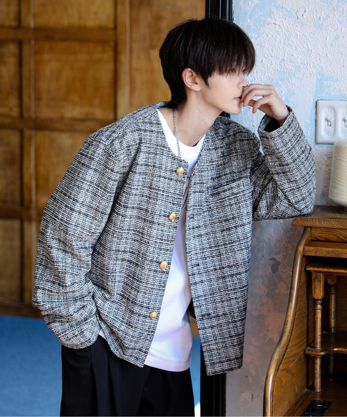 【新品未使用】韓国NOICE ノーカラージャケット trim_fce_item66f115160294d.jpg