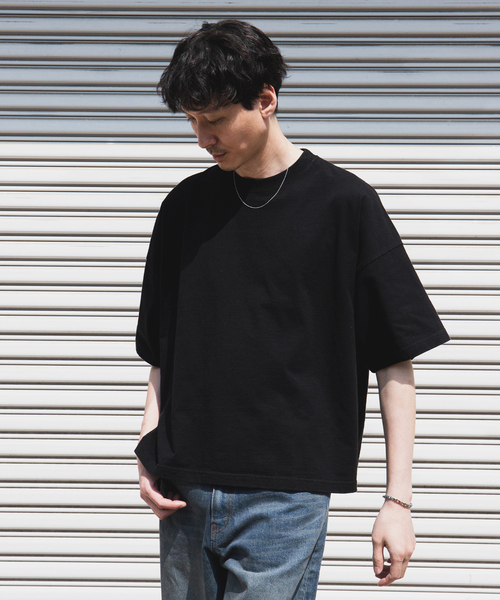 JEANS ロゴ クロップドTシャツ*送料関税込み☆ JOURNAL STANDARD tシャツ ルーズフィット クロップドTシャツ