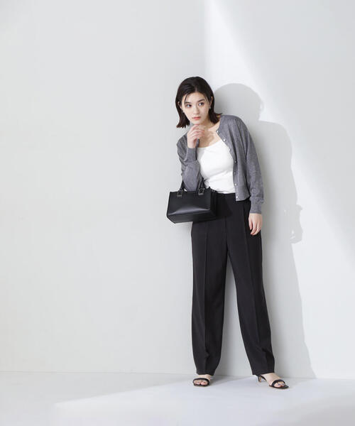 NATURAL BEAUTY BASIC カーディガン ラメシアーベーシック