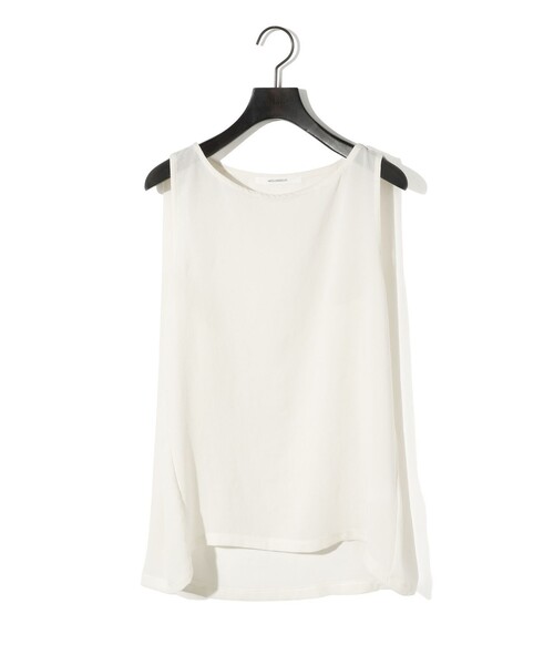 MIDIUMISOLID tシャツ for Ladies ノースリーブタックワイドプル