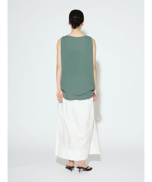 tシャツ MIDIUMISOLID for Ladies タックスリーブワイドプルオーバー レディース MIDIUMISOLID tシャツ for Ladies タックスリーブワイドプル
