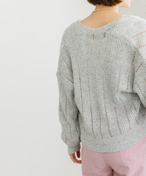 ✨美品✨ビアズリー 透かし編み クロシェットスリーブ カーディガン