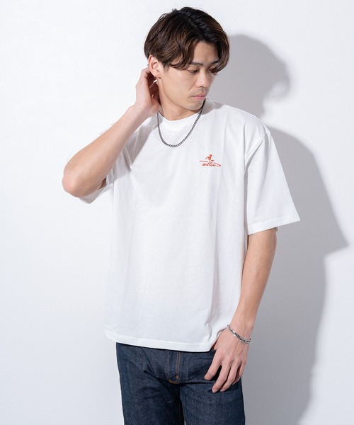 ☆boohoo☆カーズ ライセンス バックプリント Tシャツ シルケットライク天竺 ビックシルエットイラストプリント/バック