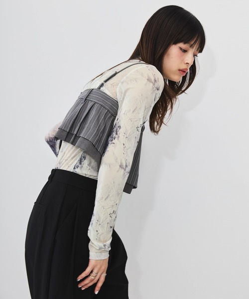 Perfect Suit FActory ベスト ジレ バックジップビスチェ「DIP