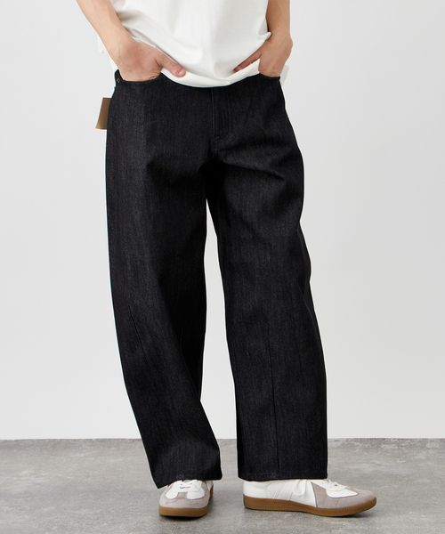 B.C STOCK ジーンズ 10oz CONVEX 5ポケット ワイドデニムパンツ