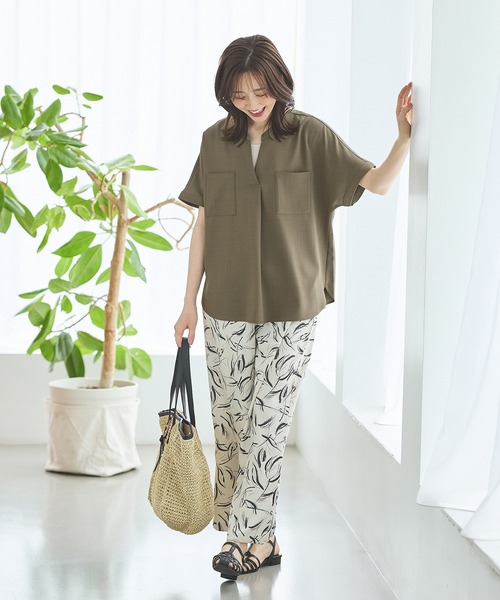 [超美品]HYYEON へヨン 完売品 キャベツブラウス イエロー Honeys ブラウス シャツ ポケット付ブラウス レディース